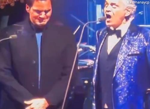 Roger Federer și Andrea Bocelli