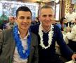 Costel Gâlcă, alături de un vechi colaborator personal, Dumitru Uzunea
