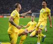 Denis Alibec (32 de ani) a deschis scorul în minutul 50 al meciului România - Elveția, ultima din grupa I preliminară pentru Euro 2024.