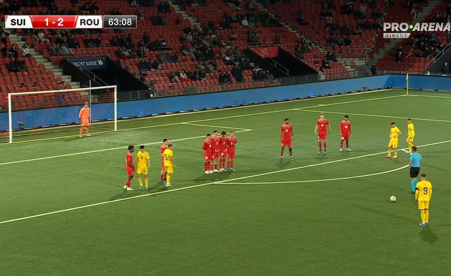 Elveția U21 - România U21 2-2 » Elevii lui Pancu au fost egalați pe final, după un gol precedat de un fault clar în atac!