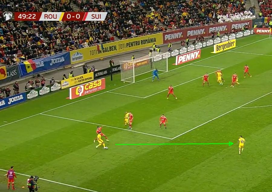 „Tiki-Taka” România » Denis Alibec, gol după o acțiune superbă în meciul cu Elveția