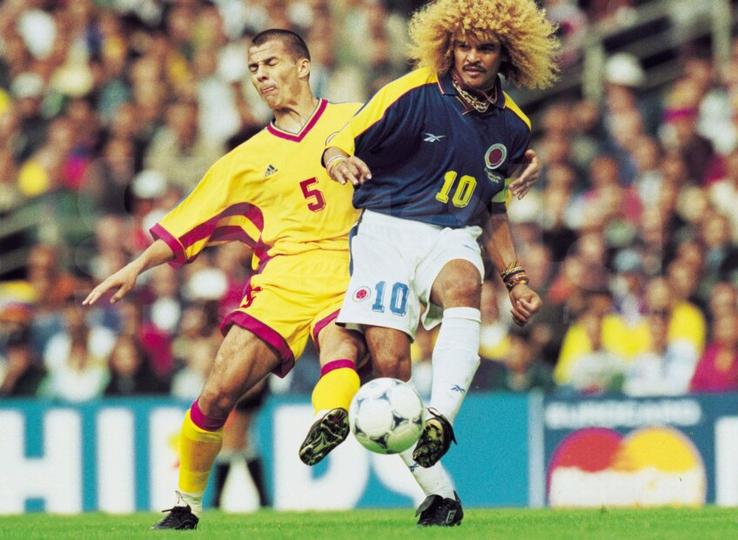 Duel tare în România - Columbia (1-0), cu Valderrama