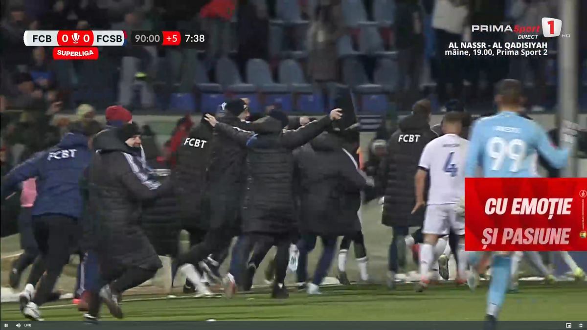 Gol fabulos în minutul 90+8! » FCSB, îngenuncheată cu o execuție rară