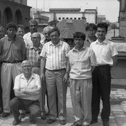 Radu Urziceanu, Constantin Alexe, Ioan Chirilă, Gheorghe Nertea, Mircea Lucescu, Ioan Chilom, Eftimie Ionescu, Constantin Firănescu, Laurențiu Dumitrescu, Cristian Costache, Dan Cărpinișan, Gabriel Crețu și Stelian Trandafirescu (jos), foto: GSP