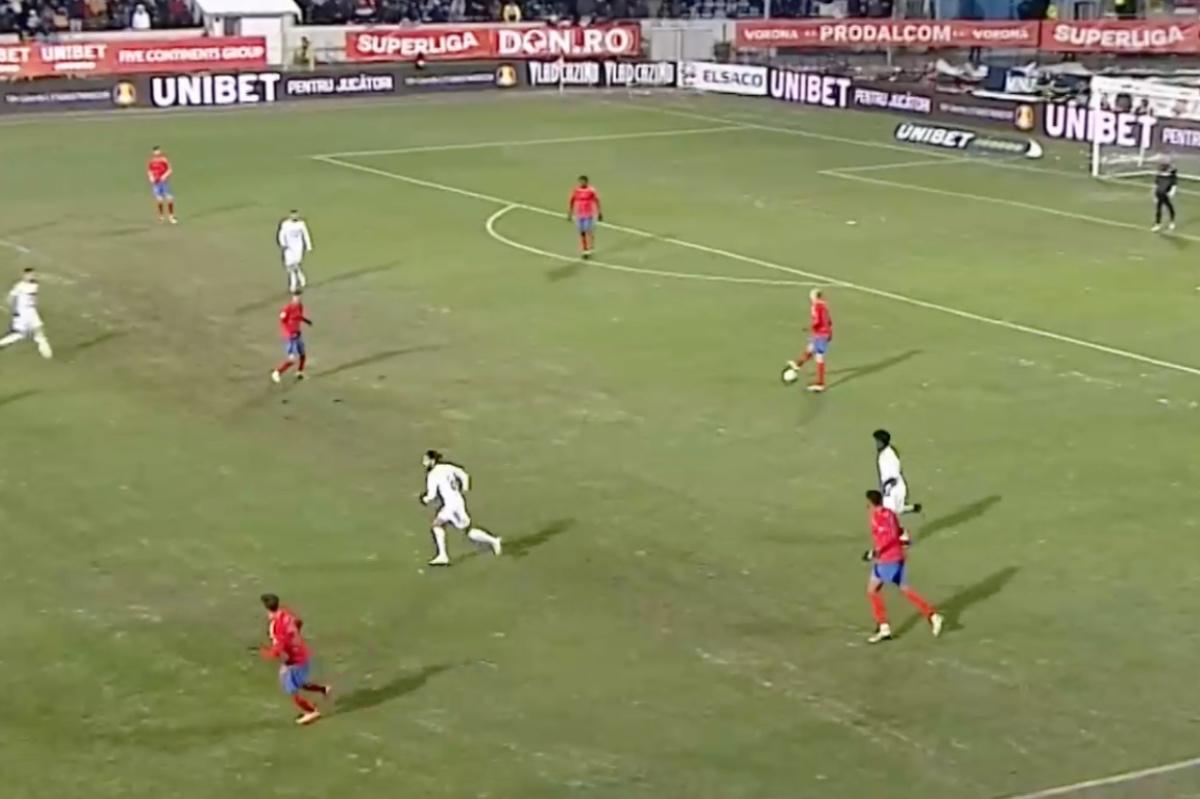 Sărbătorile vin! » Cum a putut să arate gazonul la restanța dintre FC Botoșani și FCSB
