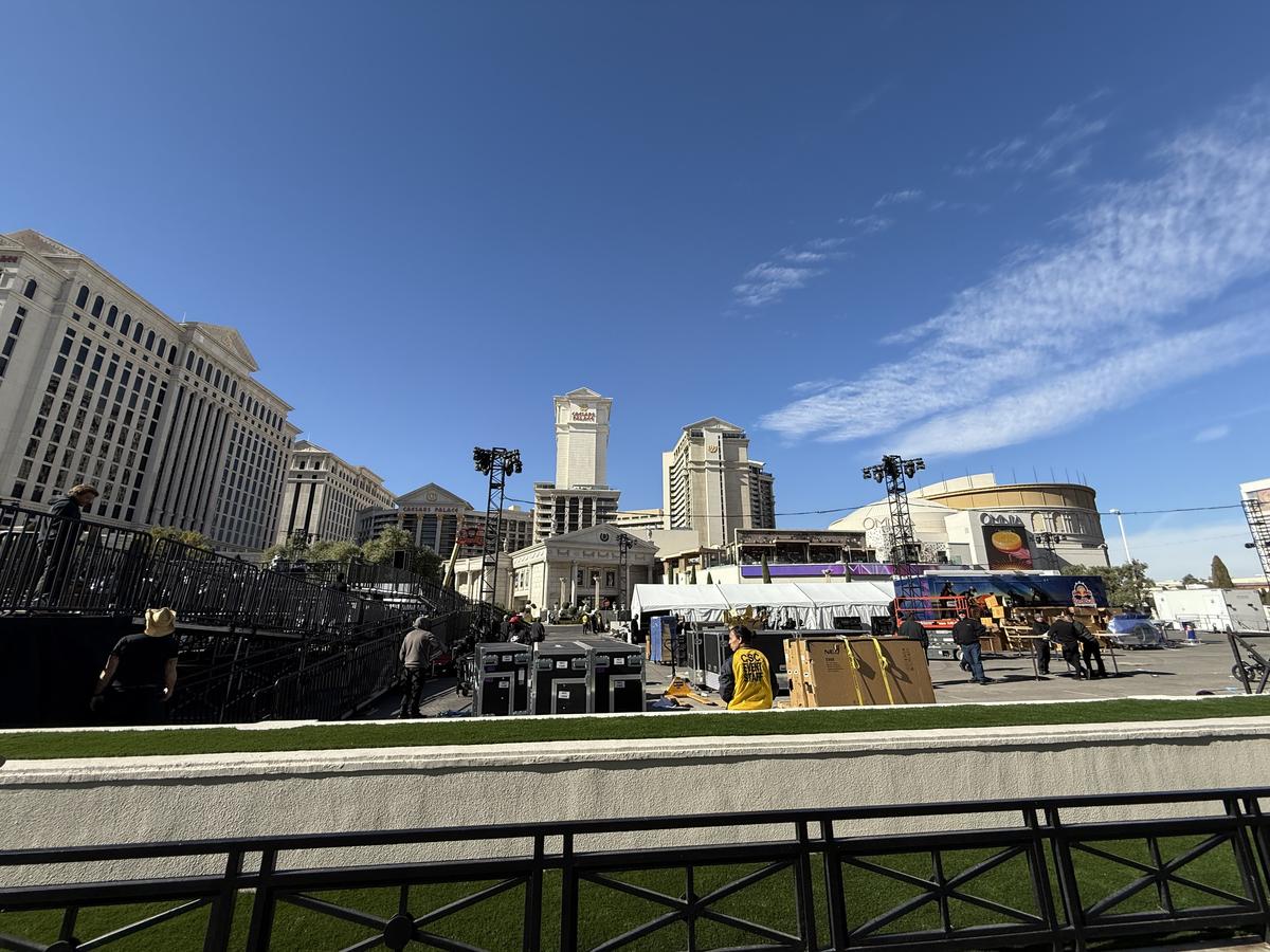 Las Vegas se transformă pentru Marele Premiu de Formula 1