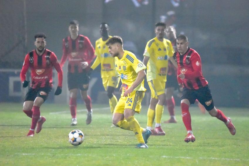 Vlad Pop, în Csikszereda - Unirea Slobozia // FOTO: Sport Pictures