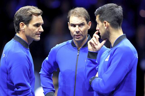 De la stânga la dreapta: Roger Federer, Rafael Nadal, Novak Djokovic // foto: Guliver/gettyimages