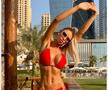 FOTO Bianca Drăgușanu, apariție-surpriză la meciul Stelelor Lumii! Decolteu amețitor în compania lui Roberto Carlos și Ronaldinho