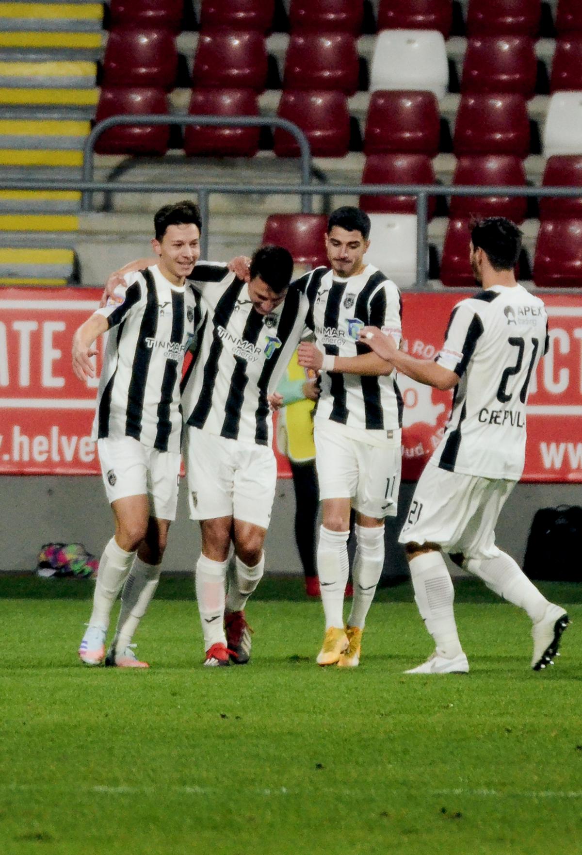 UTA - Astra Giurgiu 0-6. Giurgiuvenii au reușit scorul campionatului la Arad!