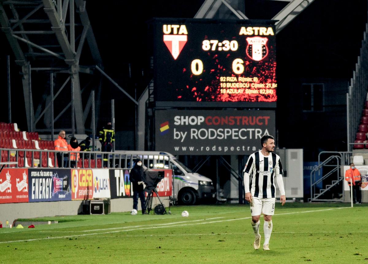 Laszlo Balint, întrebat despre plecare, după UTA - Astra 0-6 » Eugen Neagoe i-a cerut scuze unui fotbalist