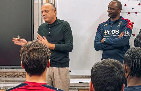 Replica lui Patrick Vieira pentru Dan Șucu