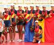 Georgeta Andrunache și colegele, medaliate cu bronz olimpic la 8 plus 1 rame Beijing 2008 Foto: Cristi Preda