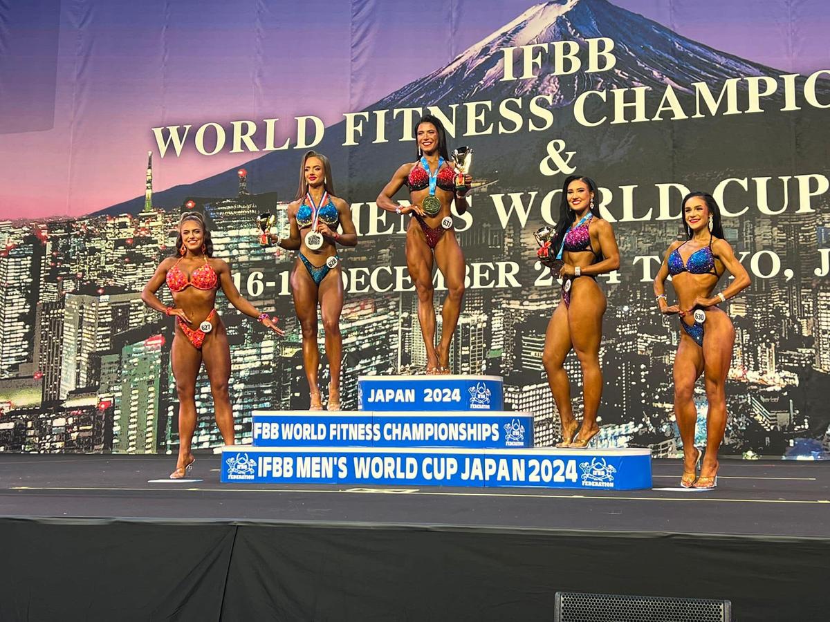 Lotul României s-a întors cu 7 medalii de la Campionatul Mondial de Fitness Tokyo 2024