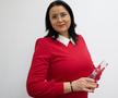 Georgeta Andrunache cu trofeul Legendă GSP 2024 Foto: Roxana Fleșeru