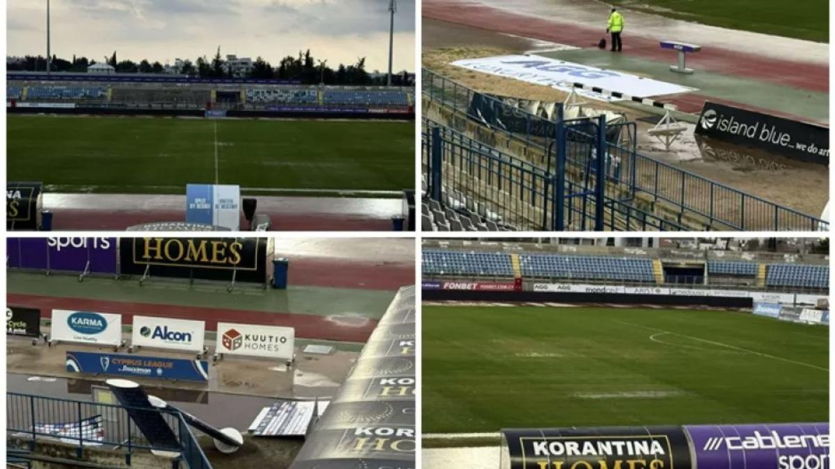 Pafos - APOEL, amânat din cauza inundațiilor