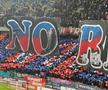 Atmosfera la FCSB - Rapid + Scenografia celor din Peluza Nord a roș-albaștrilor/ foto: GSP