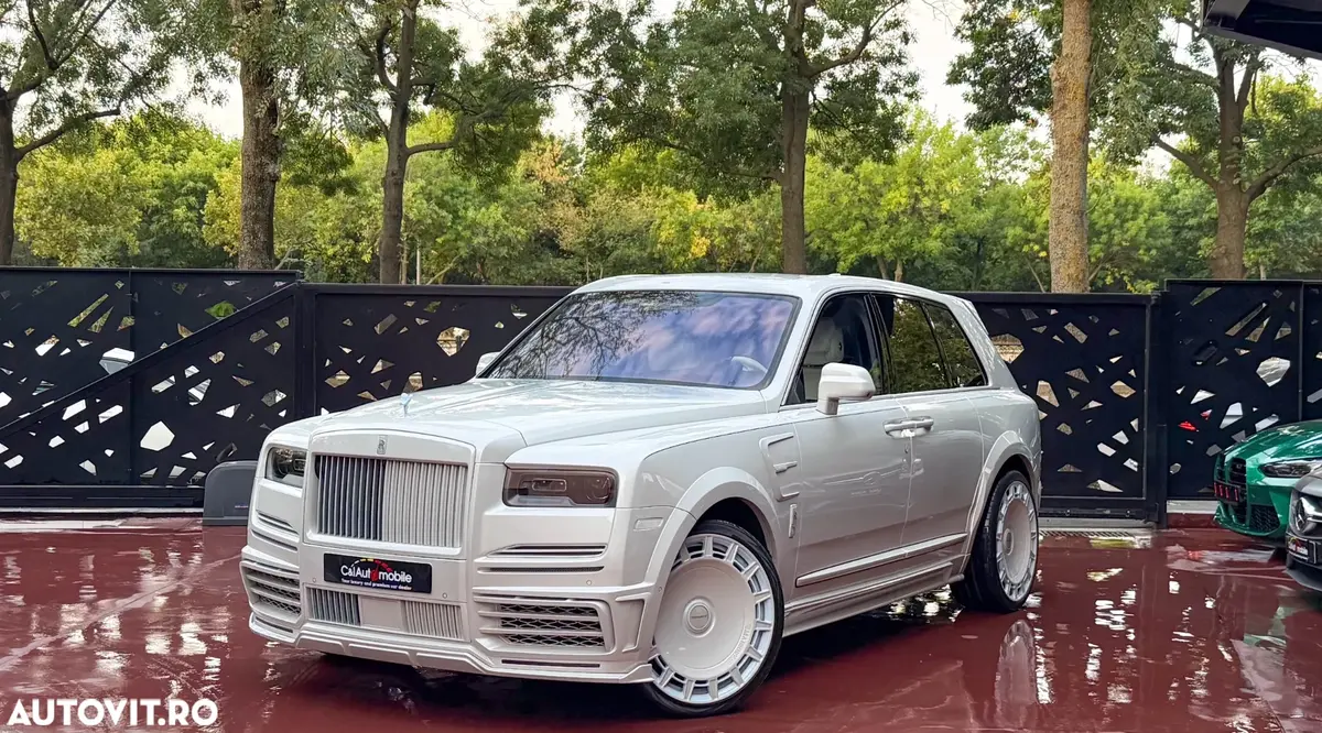 Rolls-Royce-ul Cullinan Mansory al lui Mirel Rădoi, ridicat de platformă în Capitală