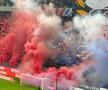 Atmosfera la FCSB - Rapid + Scenografia celor din Peluza Nord a roș-albaștrilor/ foto: GSP