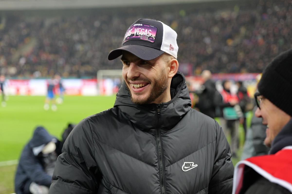 Jucătorii de la FCSB și Rapid, înainte de meciul din etapa #21 / foto: Andrei Furnigă (GSP)