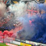 Atmosfera la FCSB - Rapid + Scenografia celor din Peluza Nord a roș-albaștrilor/ foto: GSP