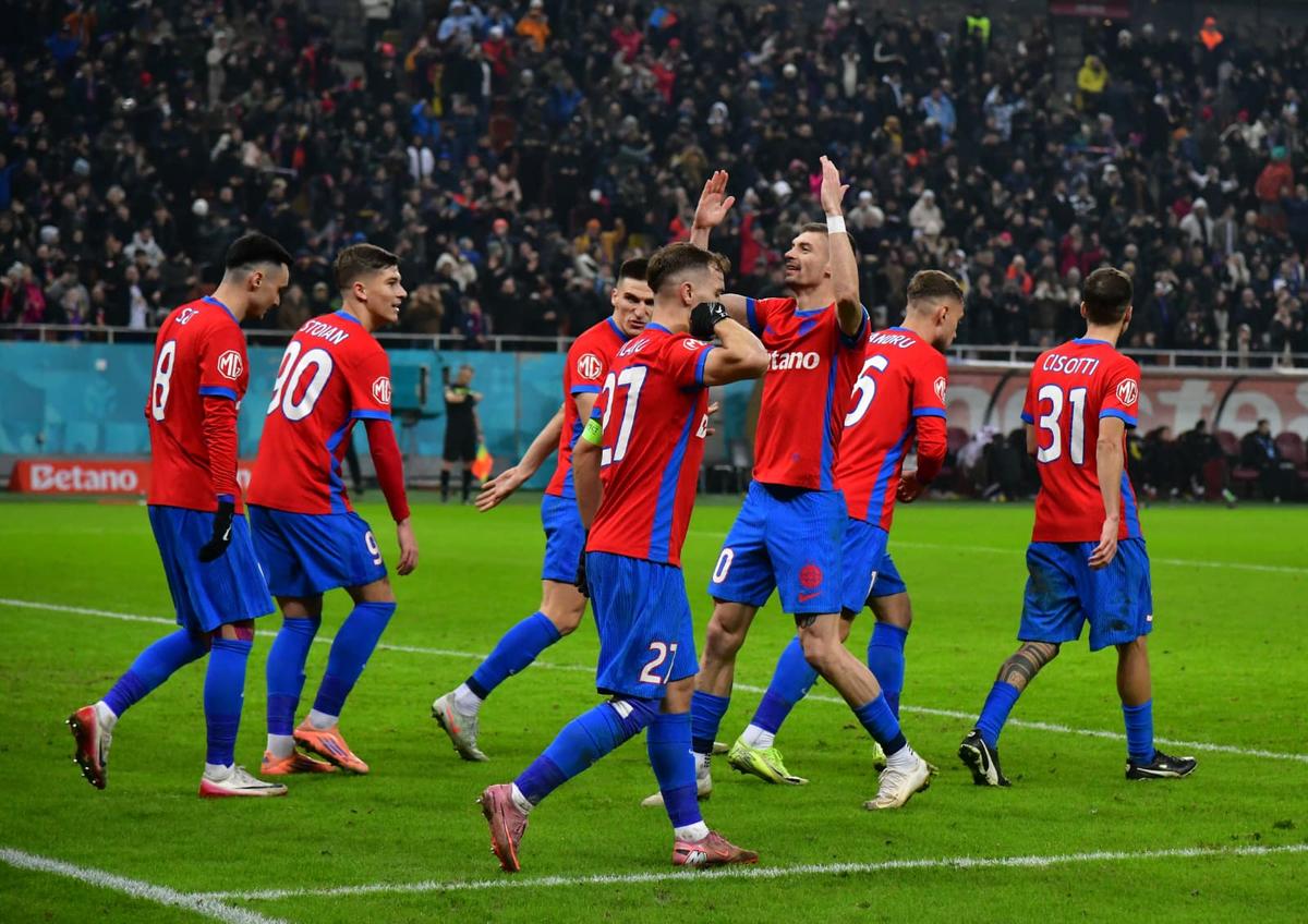 Genul programului: acțiune! FCSB a răpus liderul Rapid și le-a luat în vizor pe primele 6! Orice e posibil în play-off: clasamentul