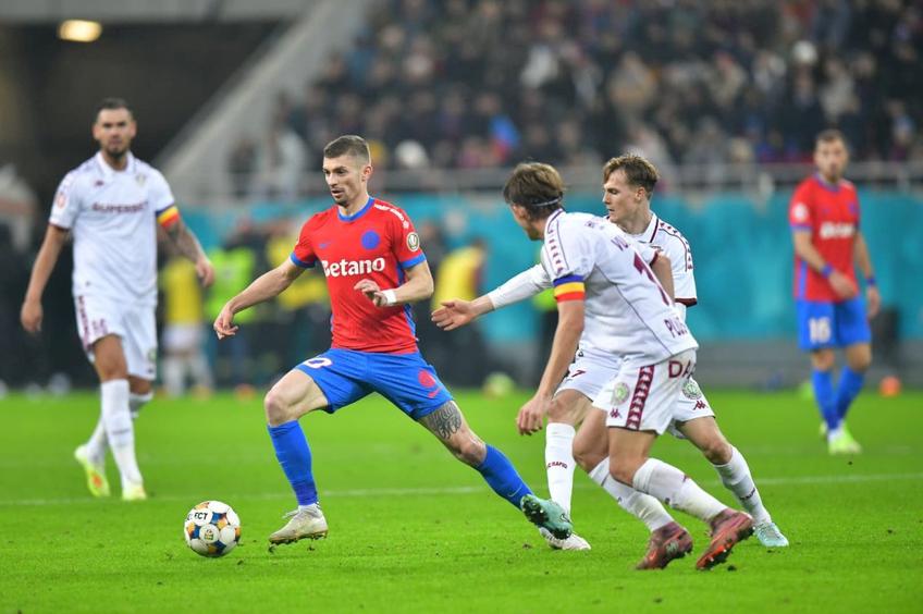 Florin Tănase a marcat golul victoriei din FCSB - Rapid / Foto: Cristi Preda GSP