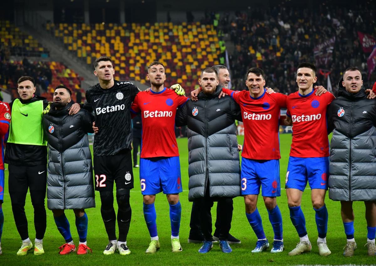 Mihai Stoica a făcut spectacol în fața Peluzei Nord după victoria cu Rapid