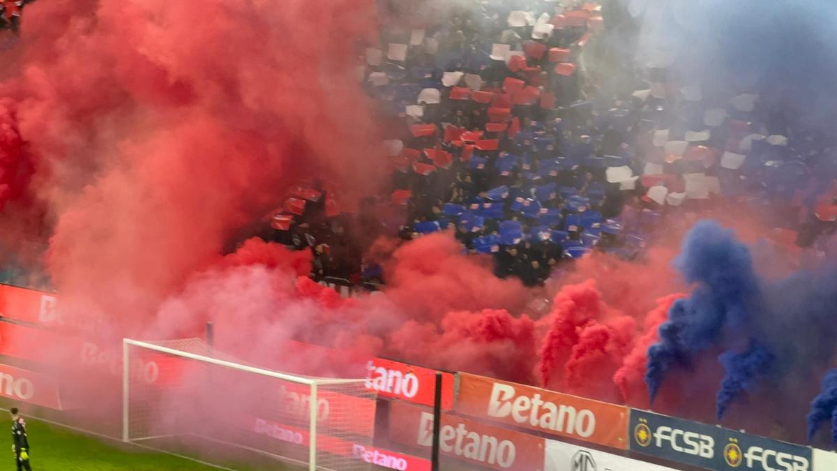 Duel incendiar al peluzelor, la start, în FCSB - Rapid » Apoi, dialogul s-a prăbușit la un nivel suburban