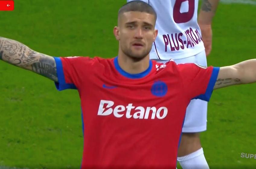Daniel Bîrligea, furios când a fost schimbat în FCSB - Rapid