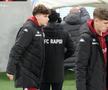 Jucătorii de la FCSB și Rapid, înainte de meciul din etapa #21 / foto: Andrei Furnigă (GSP)