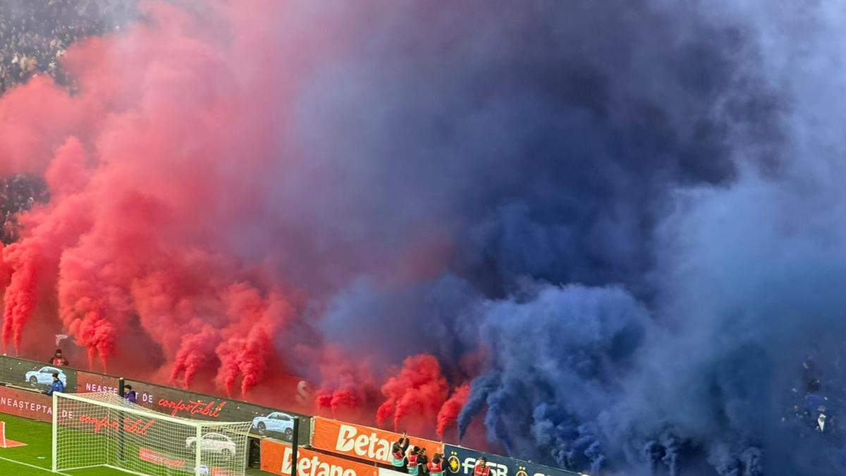 Duel incendiar al peluzelor, la start, în FCSB - Rapid » Apoi, dialogul s-a prăbușit la un nivel suburban