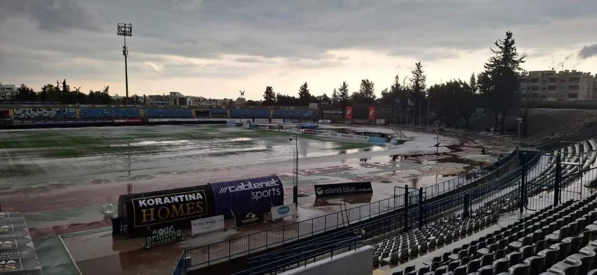 Pafos - APOEL, amânat din cauza inundațiilor