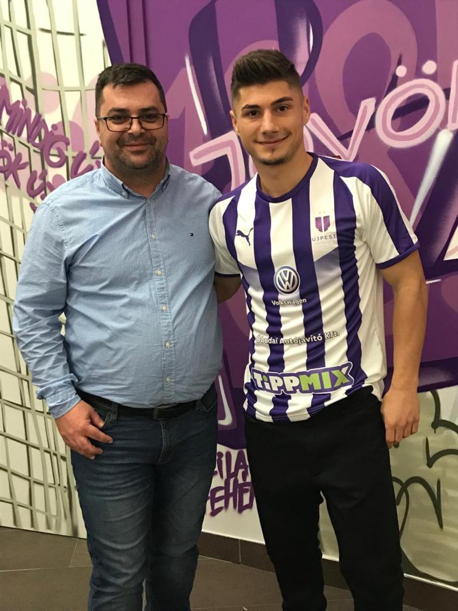 Andreas Calcan a fost prezentat la Ujpest! Câți bani a primit Viitorul