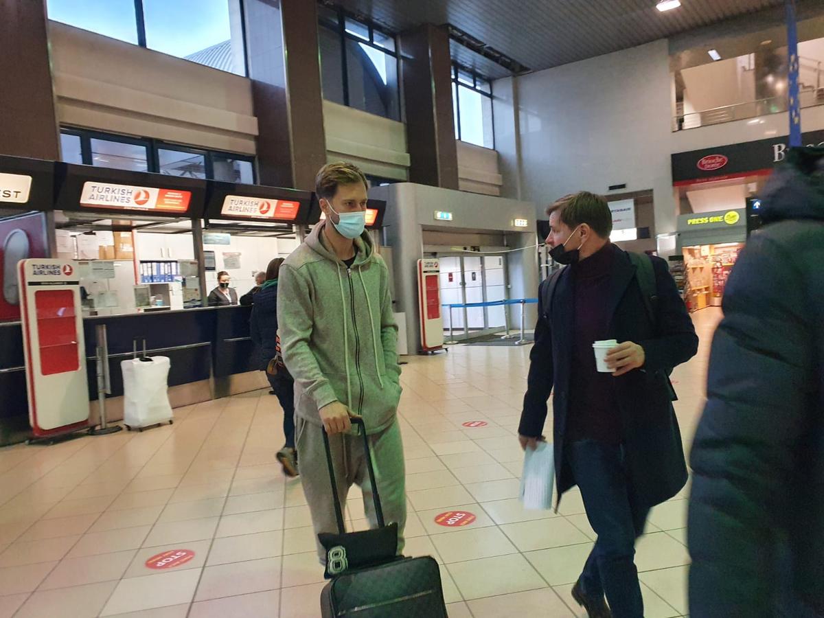 Damjan Djokovic a fost surprins pe aeroport