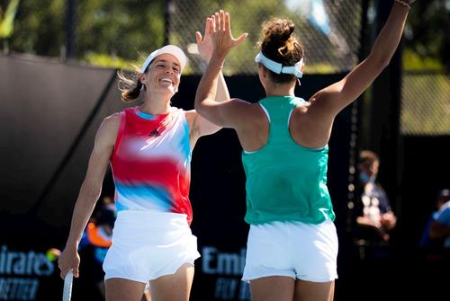 Jaqueline Cristian și Andrea Petkovic // foto: Imago Images