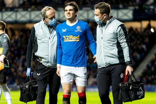 Ianis Hagi, accidentat în Rangers - Stirling 4-0 // foto: Imago Images