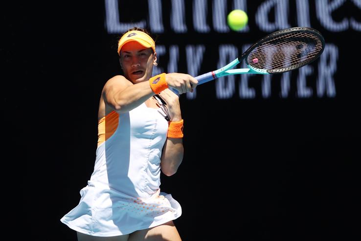 Simona Halep - Danka Kovinic, în turul III la Australian Open, foto: Guliver/gettyimages
