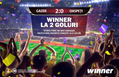 Winner la 2 Goluri - scorul final CHIAR nu mai contează. AFLĂ CUM
