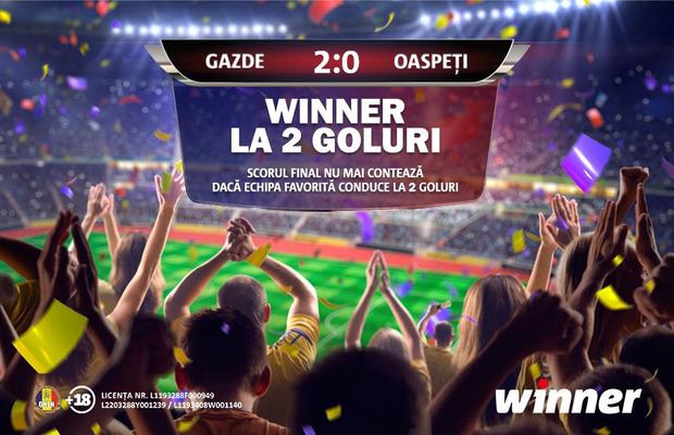 Winner la 2 Goluri - scorul final CHIAR nu mai contează. AFLĂ CUM