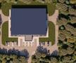 Simulare aeriană cu una dintre construcțiile unde vor înota elevii