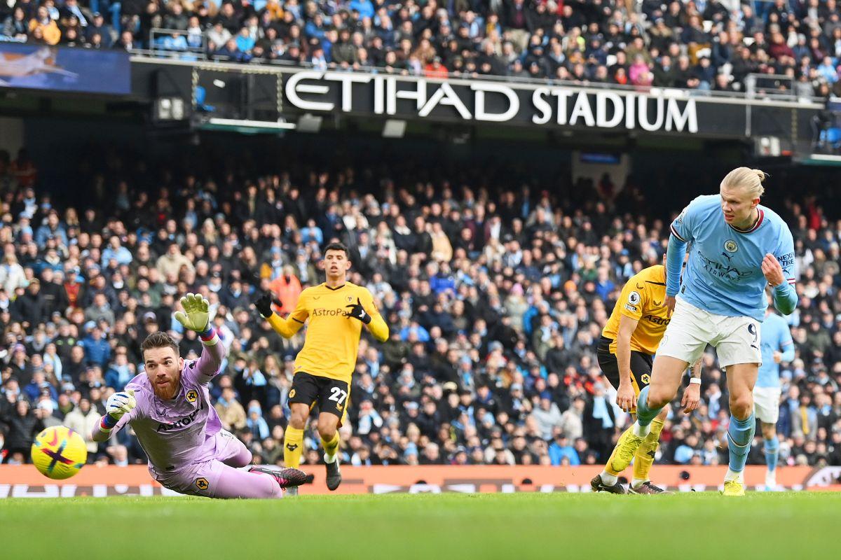 „Monstrul” Haaland i-a mâncat pe „lupi” » Incredibil câte goluri a înscris în 19 meciuri în Premier League!
