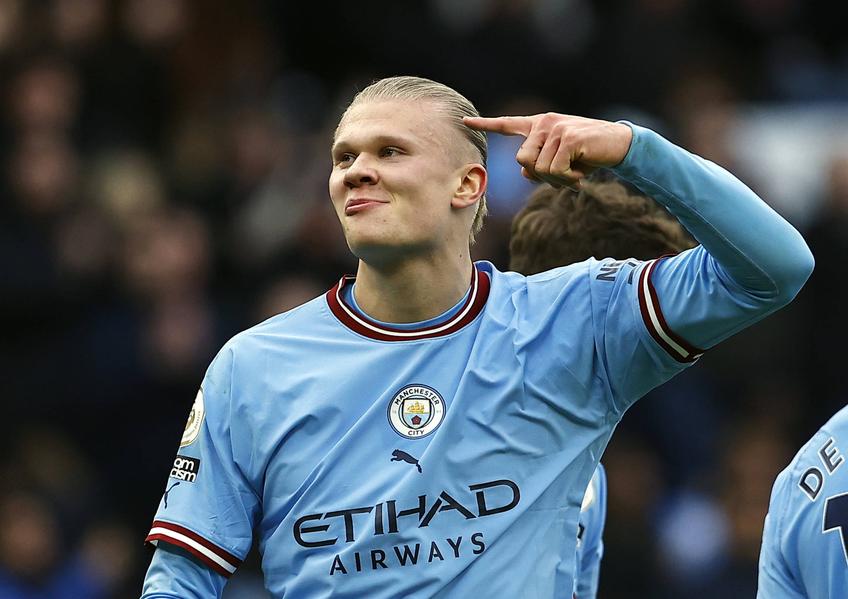 Erling Haaland a înscris 3 goluri în Manchester City - Wolves // foto: Imago