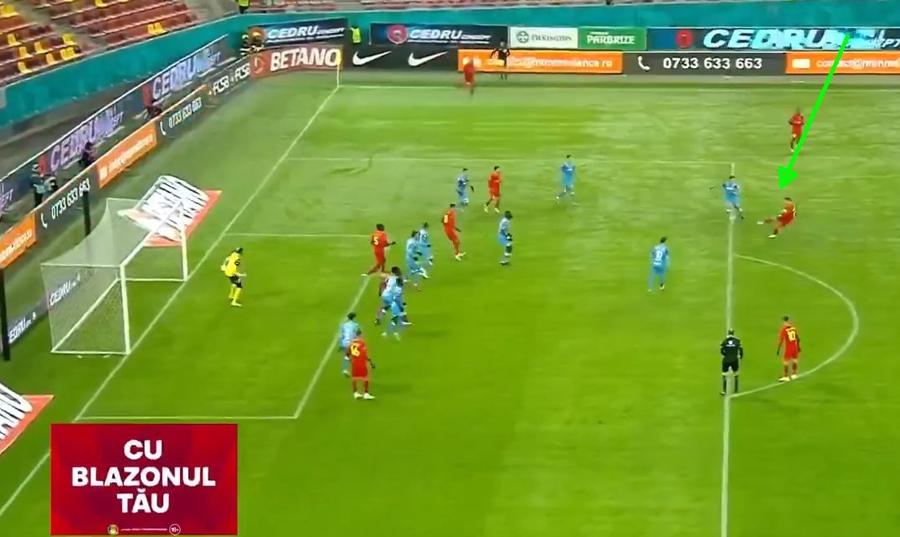 FOTO: Captură TV @Orange Sport 1 FCSB s-a răzbunat pe Rednic și „rupe” complet clasamentul! Prestație colosală a lui Darius Olaru » Clasamentul ACUM