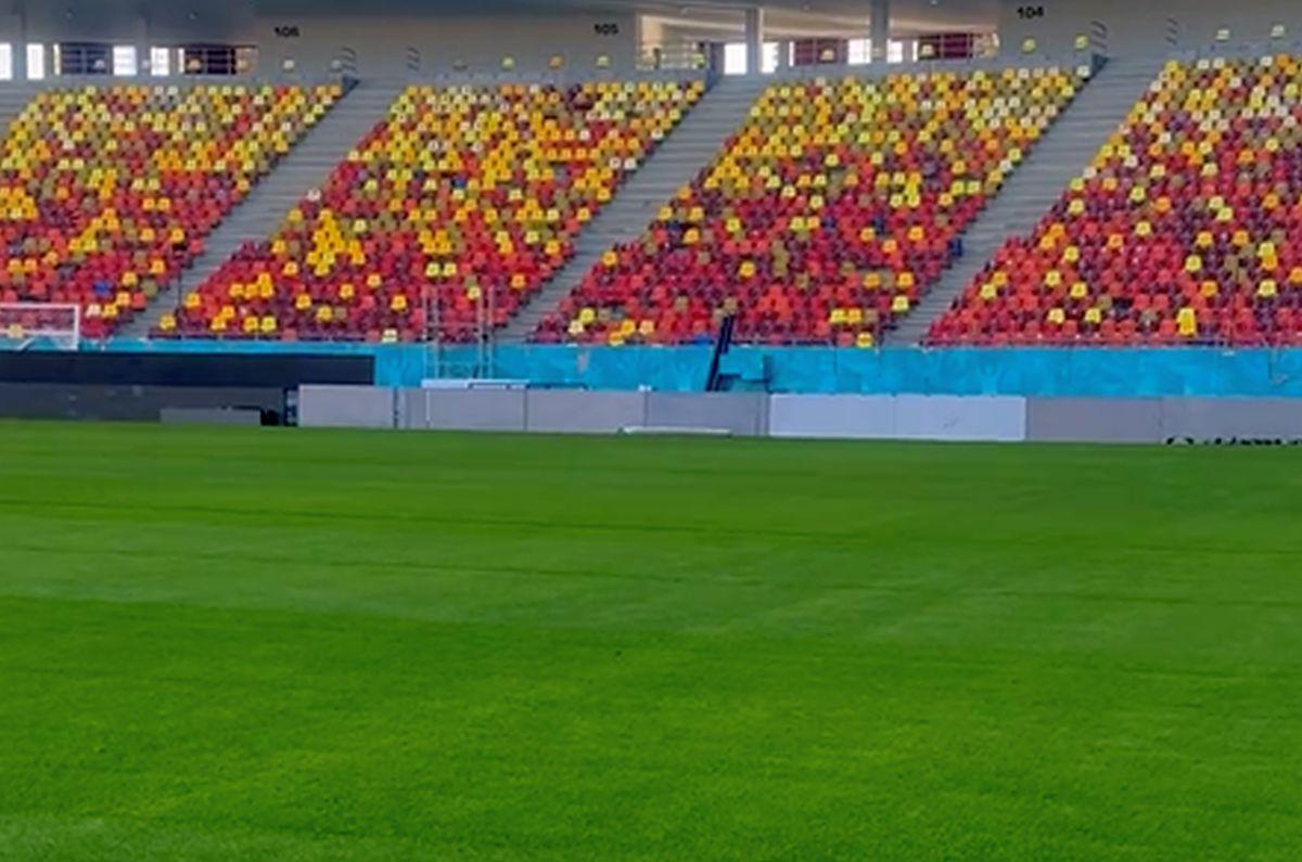 Cum arată gazonul de la Arena Națională » MM Stoica a postat imagini înainte de FCSB - UTA