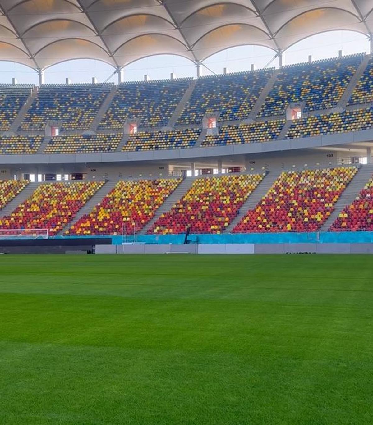 Cum arată gazonul de la Arena Națională