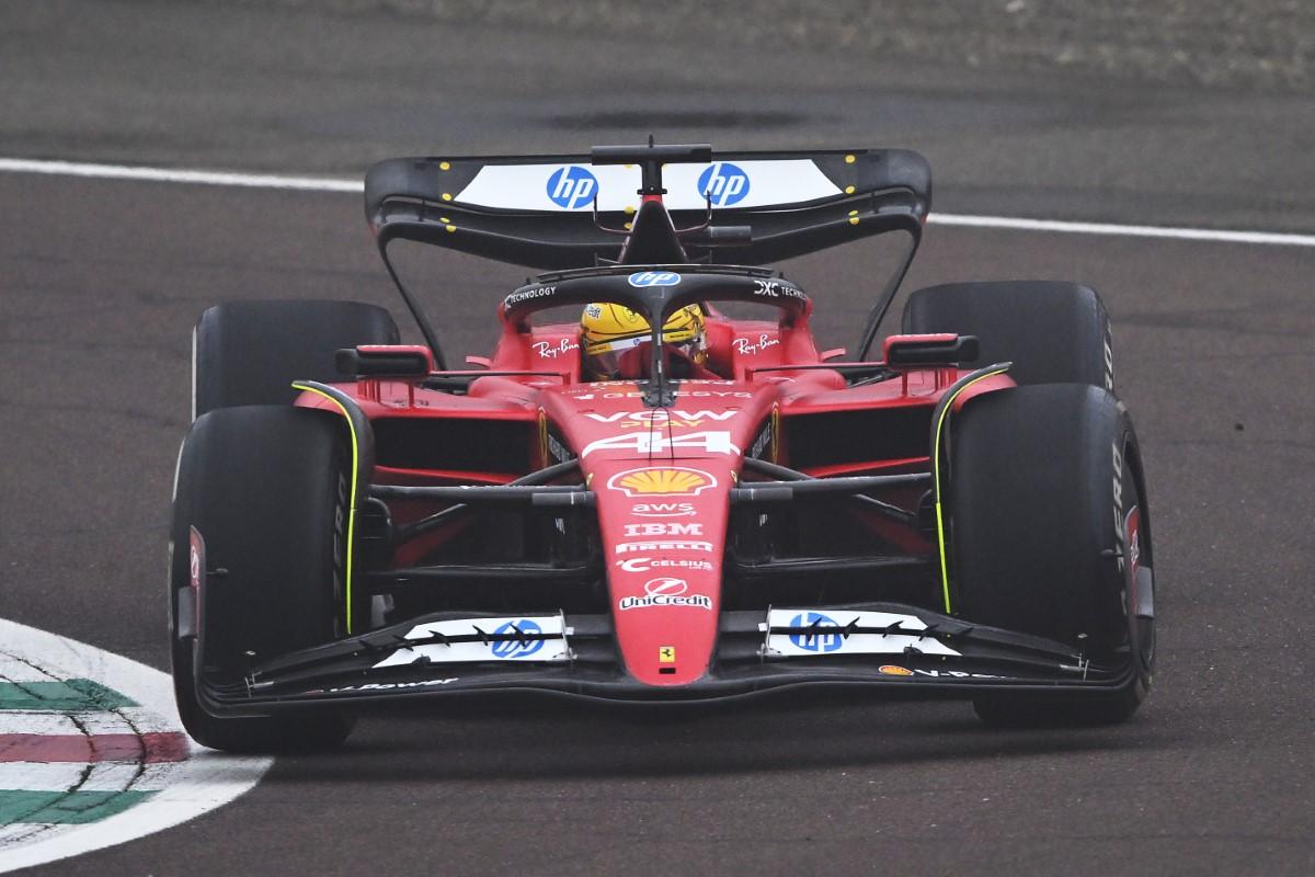 Lewis Hamilton, pentru prima dată la volanul unui monopost Ferrari!