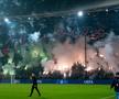 Show pirotehnic în Liga Campionilor! » Meciul a fost întrerupt din cauza fumului care a pus stăpânire pe arenă