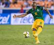 Florent Malouda, în tricoul naționalei Guyanei Franceze, într-un meci cu Honduras din cadrul CONCACAF Gold Cup / Foto: Imago
