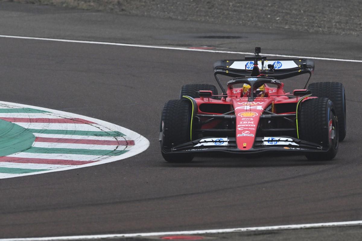 Lewis Hamilton, pentru prima dată la volanul unui monopost Ferrari!